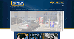 Desktop Screenshot of carpentersautoservice.com